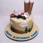 M.27.a COWBOY - Men Birthday Cakes - WILTON PATISSERIE